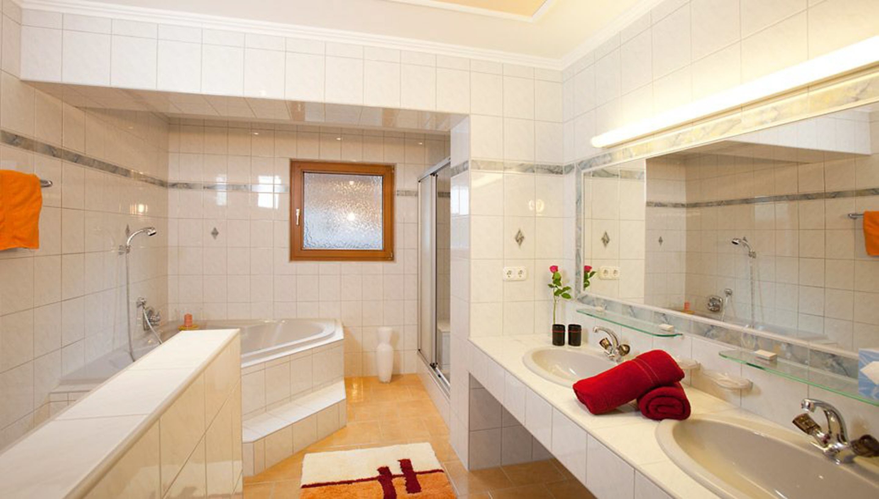 Apartment, Balcony, Mountain View (VI - Not Included:Cleaning Fee 80 EUR) | Bathroom | Hair dryer, towels