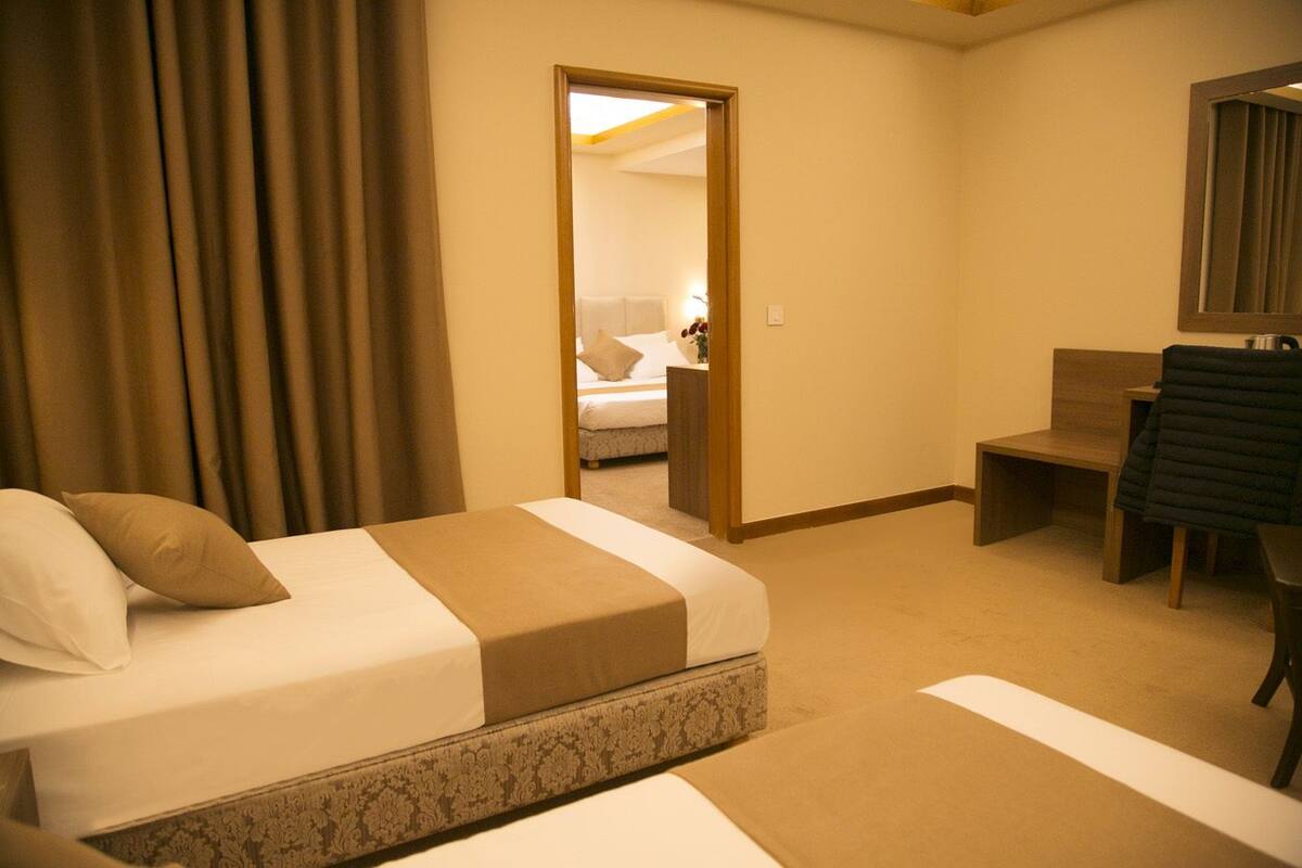 Minibar, in-room safe, desk, blackout curtains