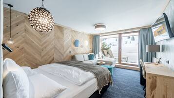 Livestyle-Suite over the Top | 1 Schlafzimmer, Minibar, Zimmersafe, Schreibtisch