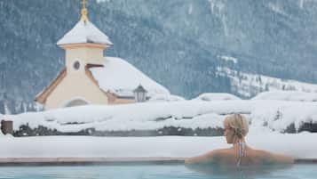 4 indoor pools, outdoor pool, pool umbrellas, pool loungers