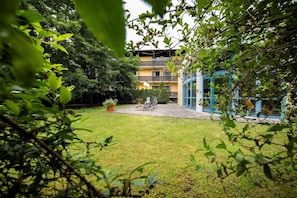 Blick von der Unterkunft