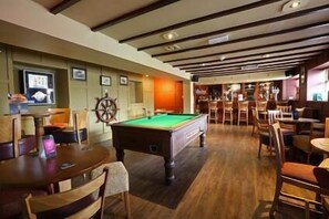 Breakfast, lunch, dinner served; British cuisine 