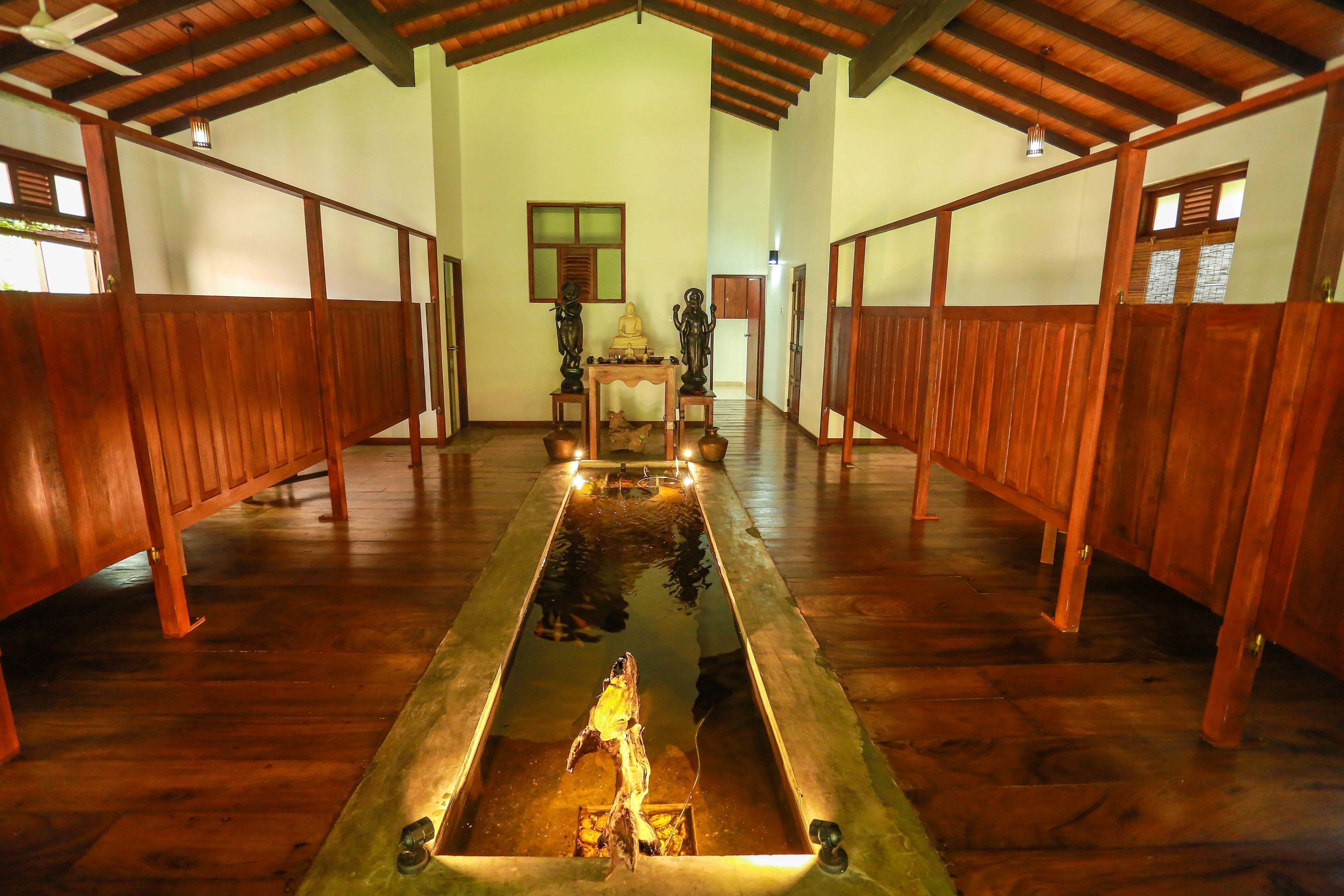 Steam room, body treatments, Swedish massages, body scrubs, facials