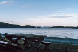 Vista a la playa o el mar