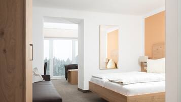 Superior Double Room, Mountain View | Down duvets, minibar, in-room safe, desk