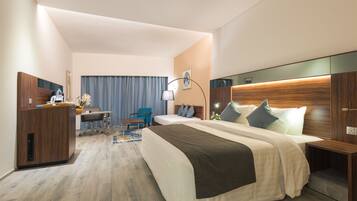 In-room safe, iron/ironing board, rollaway beds, free WiFi