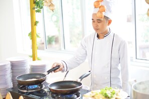 Breakfast, lunch, dinner served; international cuisine - Saint Mary Beach Resort (Phan Thiet)