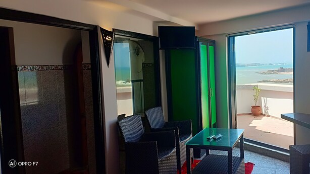 Panoramic Apartment, 1 King Bed, Terrace, Beachfront | In-room safe, desk, WiFi (free) - Dar ayour appartements (Essaouira)