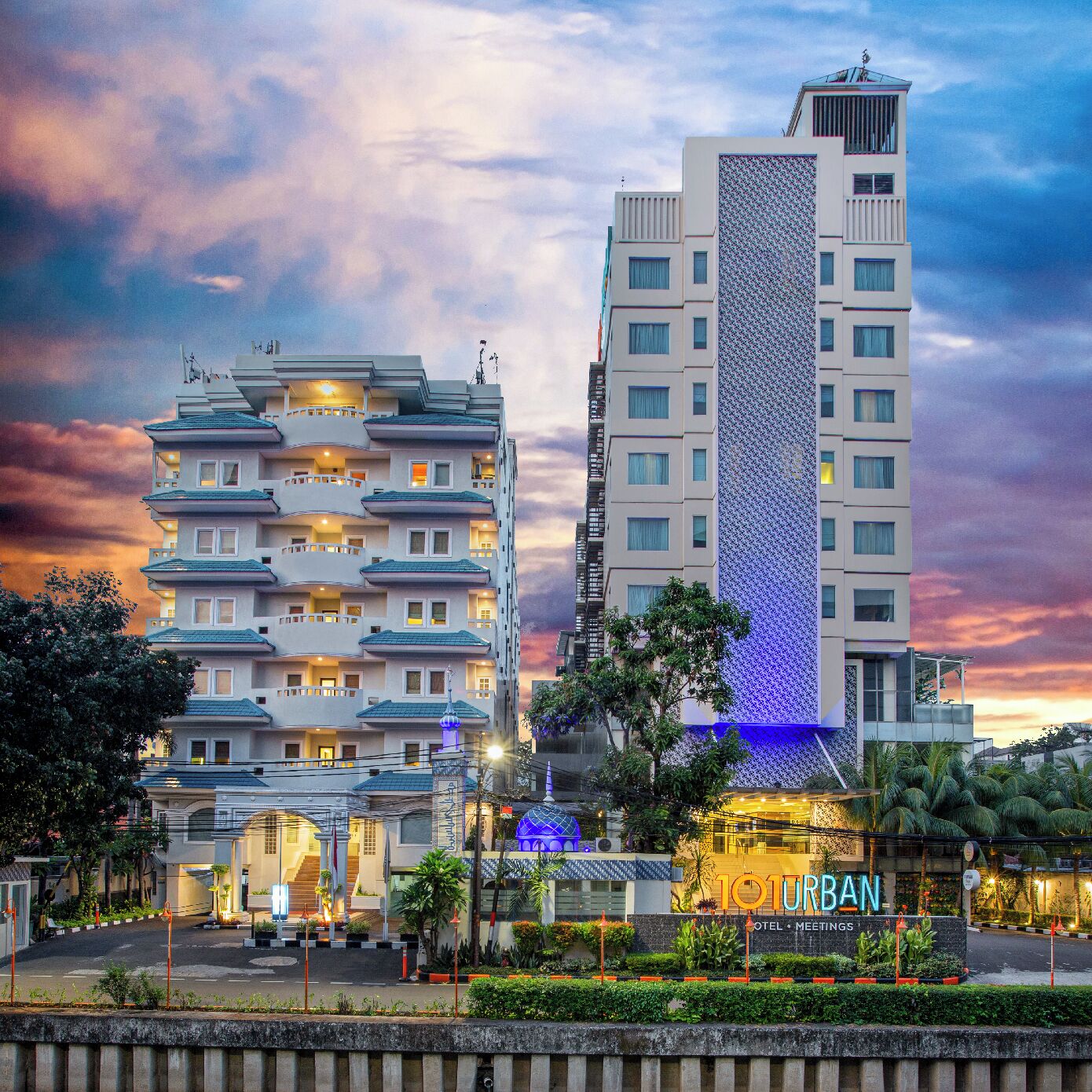 숙박 시설 정면