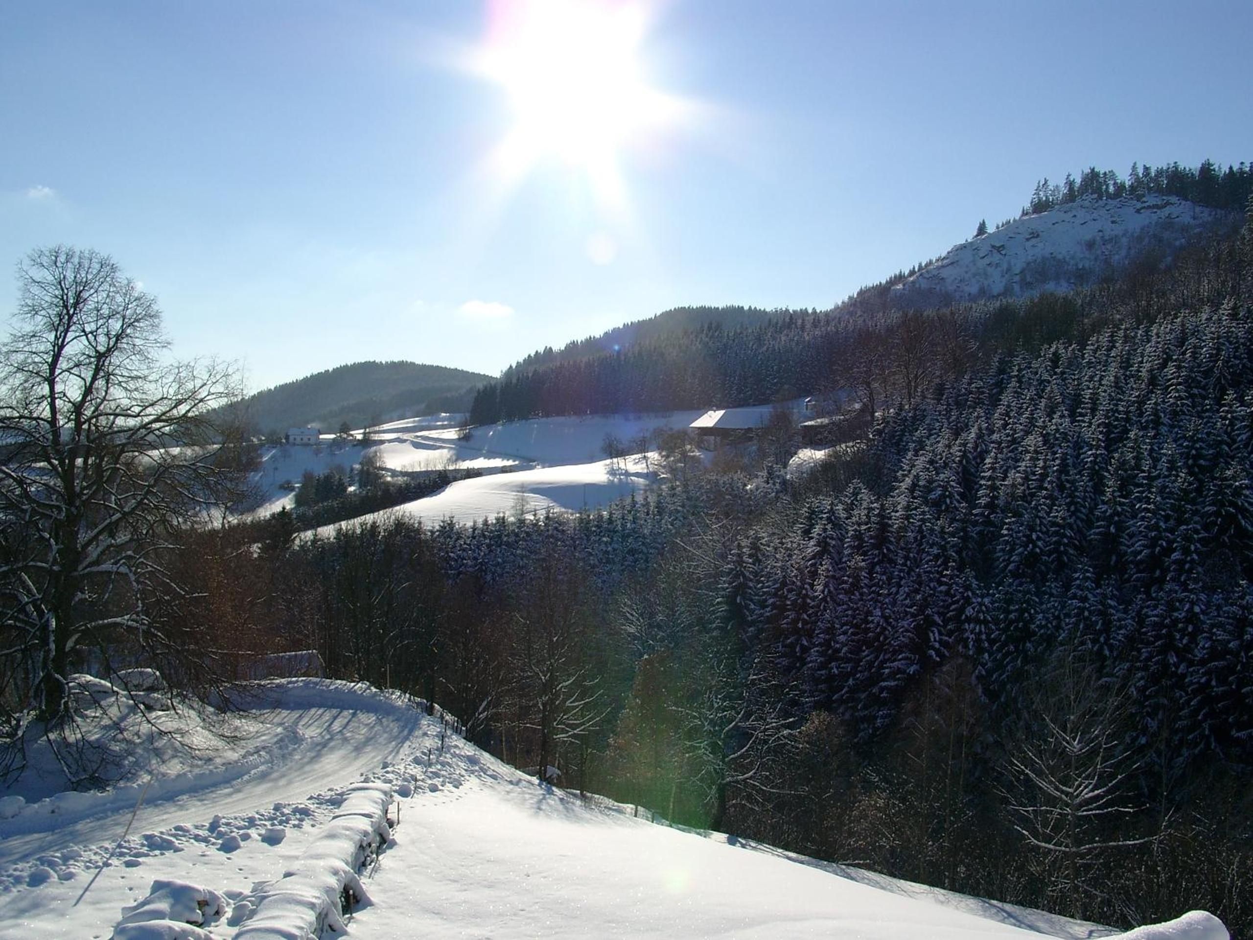 Blick von der Unterkunft