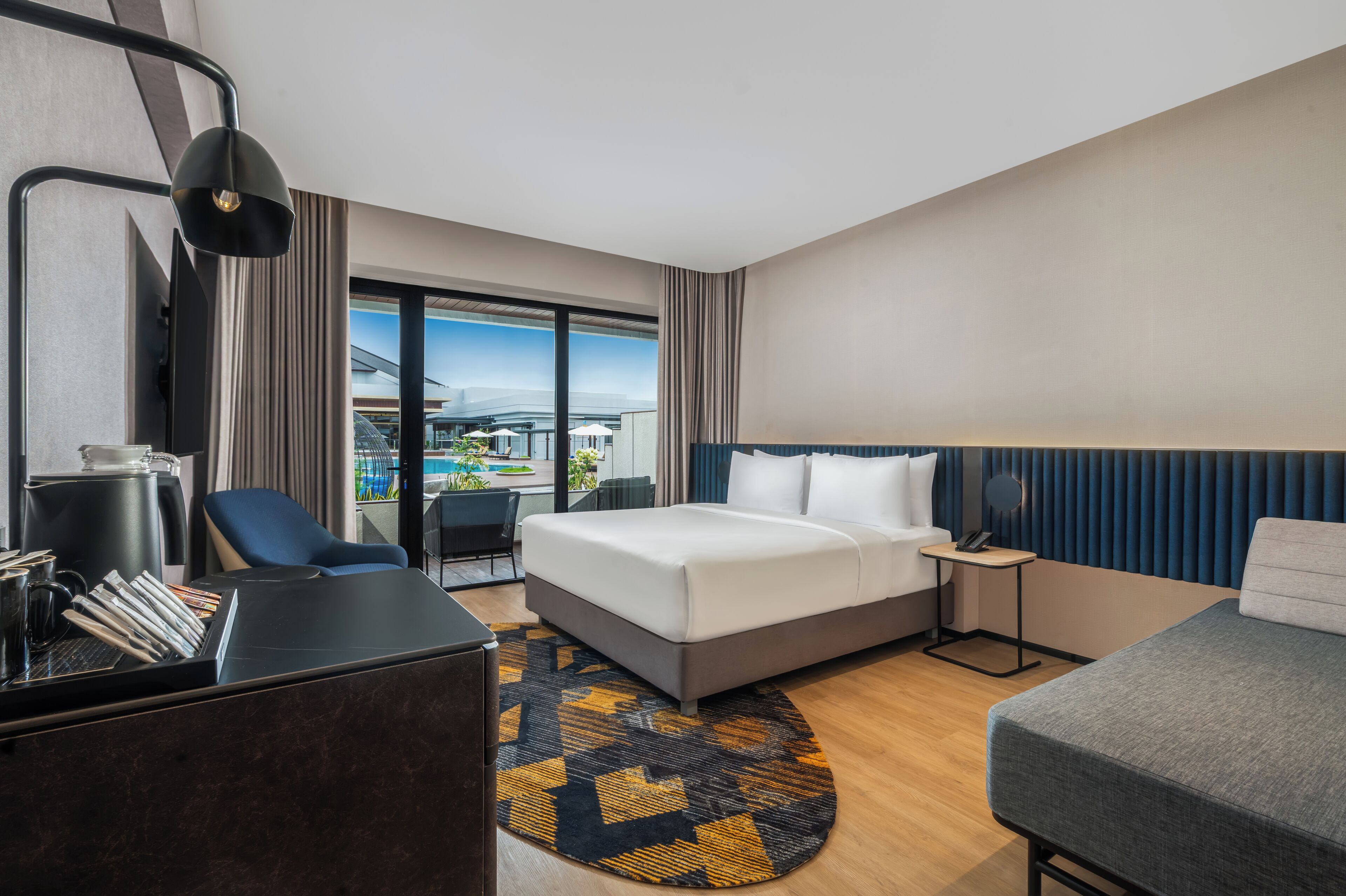 Superior-Zimmer, 1 Doppelbett, Poolzugang (Terrace) | Minibar, Schreibtisch, Bügeleisen/Bügelbrett, kostenloses WLAN