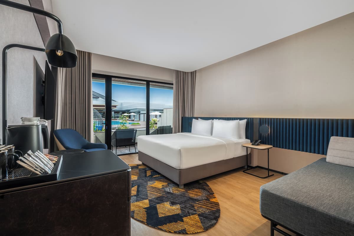 Superior Room, 1 Double Bed with Sofa bed, Pool Access | Minibar, desk, iron/ironing board, free WiFi