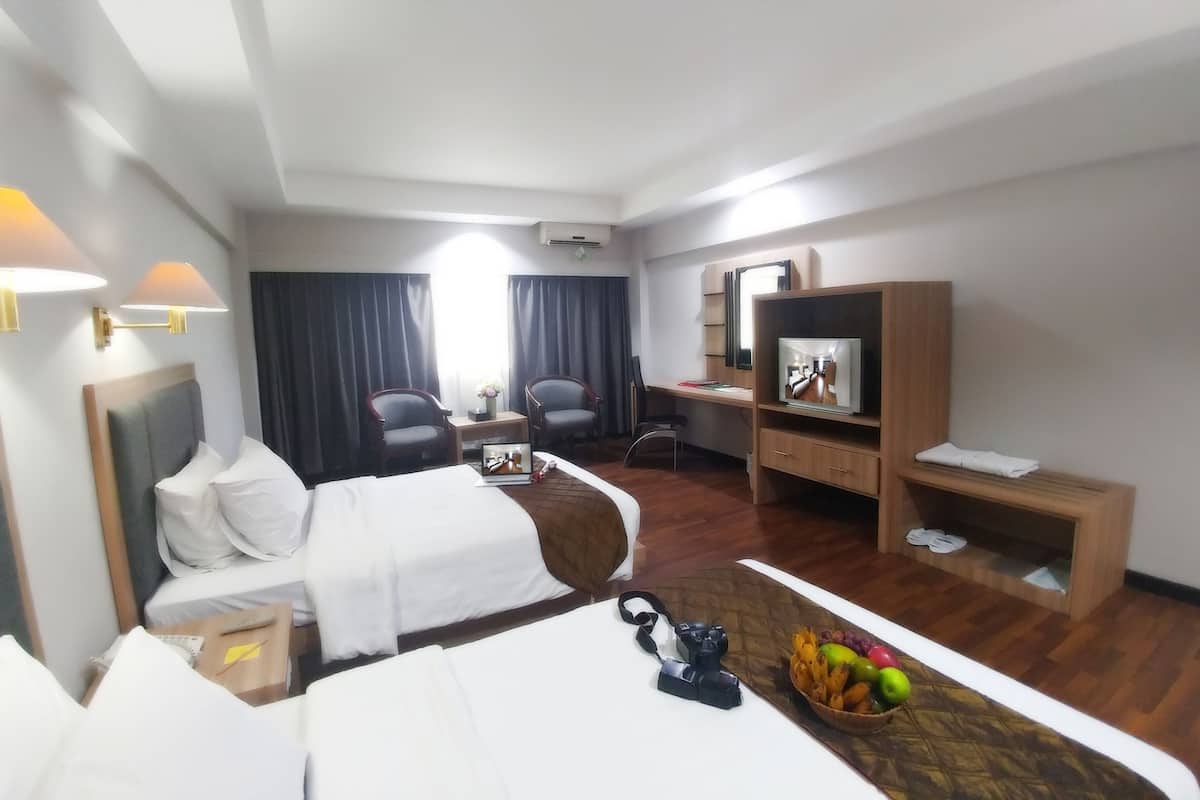 Phòng đôi hoặc 2 giường đơn Tiêu chuẩn, quang cảnh thành phố | Minibar, bàn, bàn ủi/dụng cụ ủi quần áo