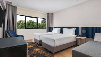 Superior Room, 2 Twin Beds, Pool Access (Terrace) | Minibar, desk, iron/ironing board (on request), WiFi (free)