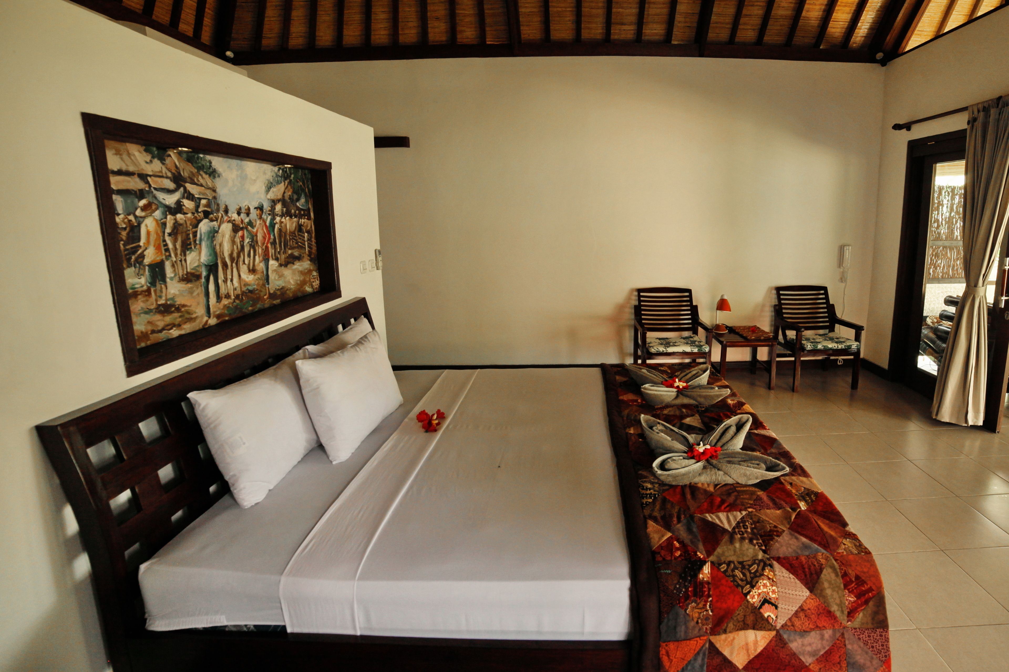 romantic bungalow, ocean view | minibar, in-room safe, desk, free cots/infant beds