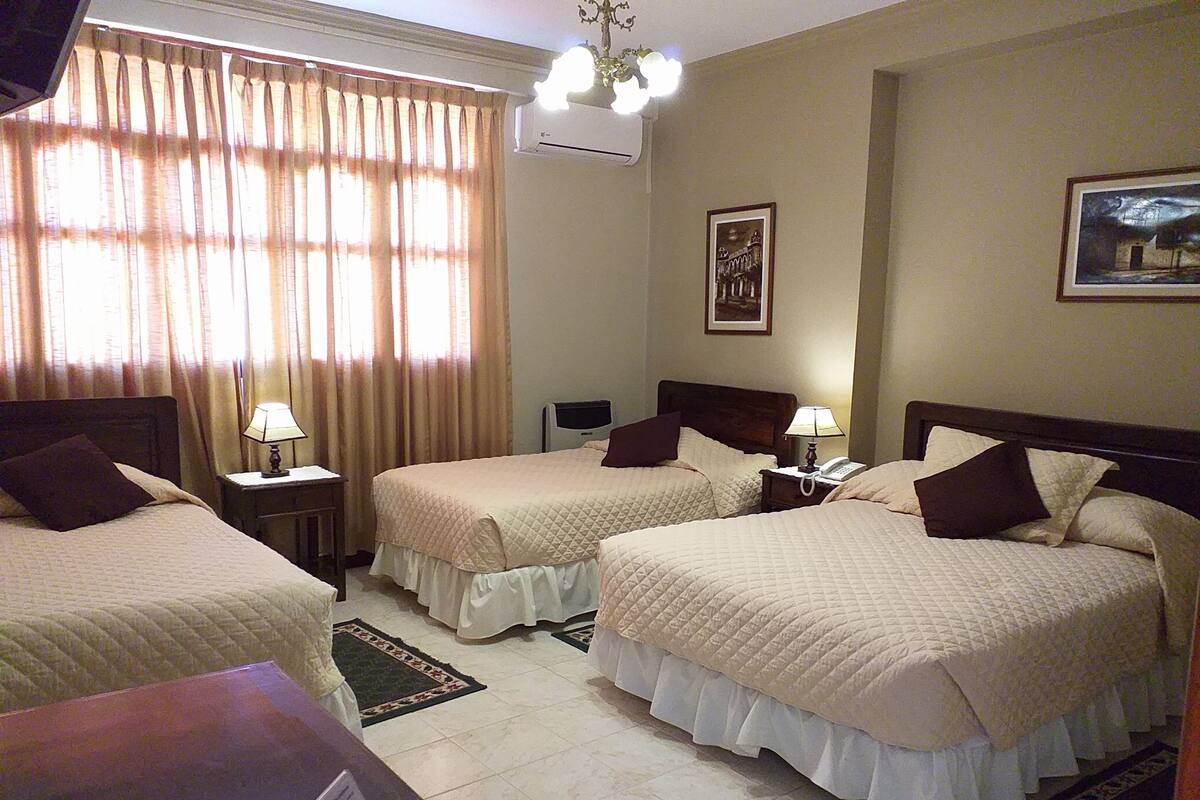 Superior Triple Room | Laptop workspace, blackout drapes, WiFi, bed sheets