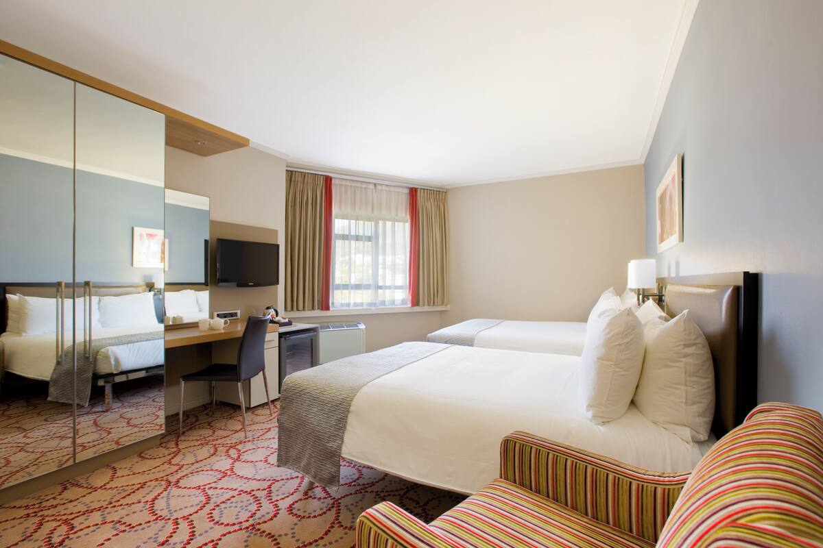 In-room safe, desk, blackout curtains, free cots/infant beds