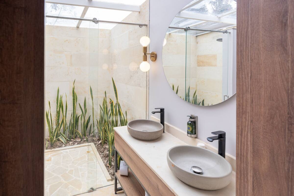 suite (ejecutiva) | bathroom | shower, free toiletries, towels