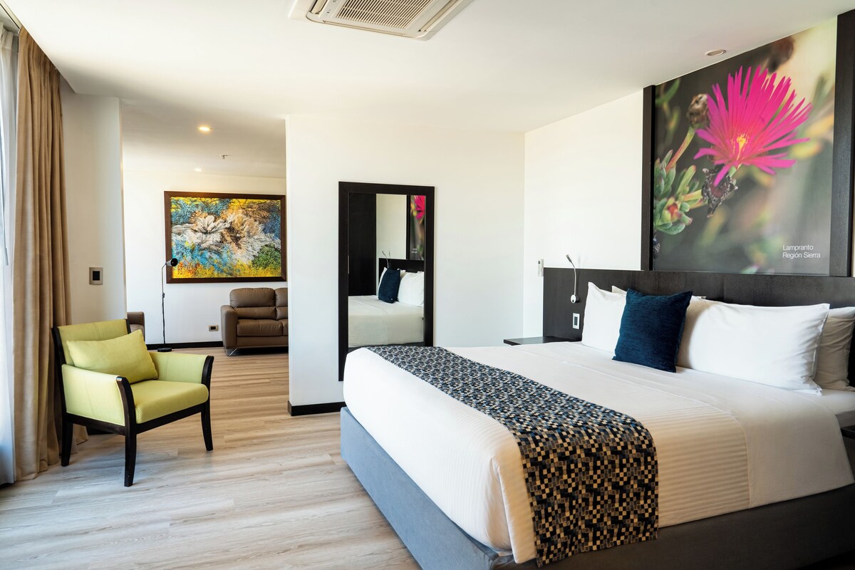 1 habitación y ropa de cama de alta calidad 