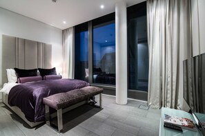 Penthouse de lujo, 3 habitaciones, con acceso para personas discapacitadas, vista a la ciudad