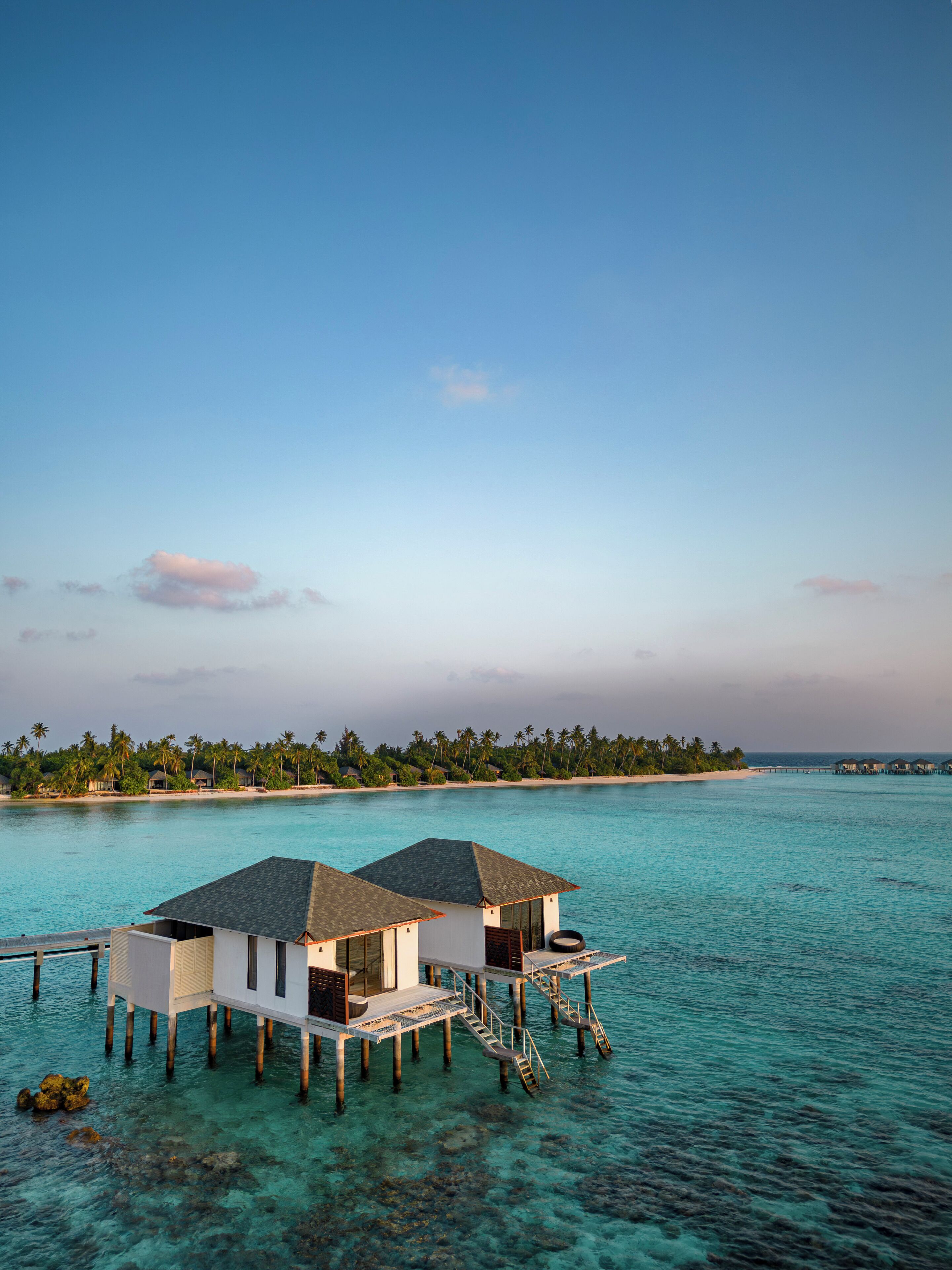 over water villa | view from room
