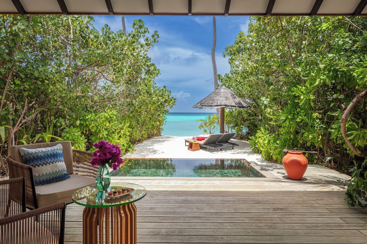 Sunset Beach Pool Villa | 1 bedroom, premium bedding, minibar, in-room safe