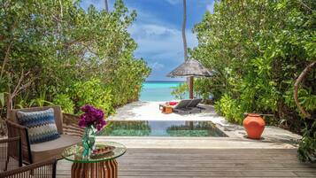 Villa (Sunset Beach Pool) | SÀngtillbehör av högsta kvalitet och minibar