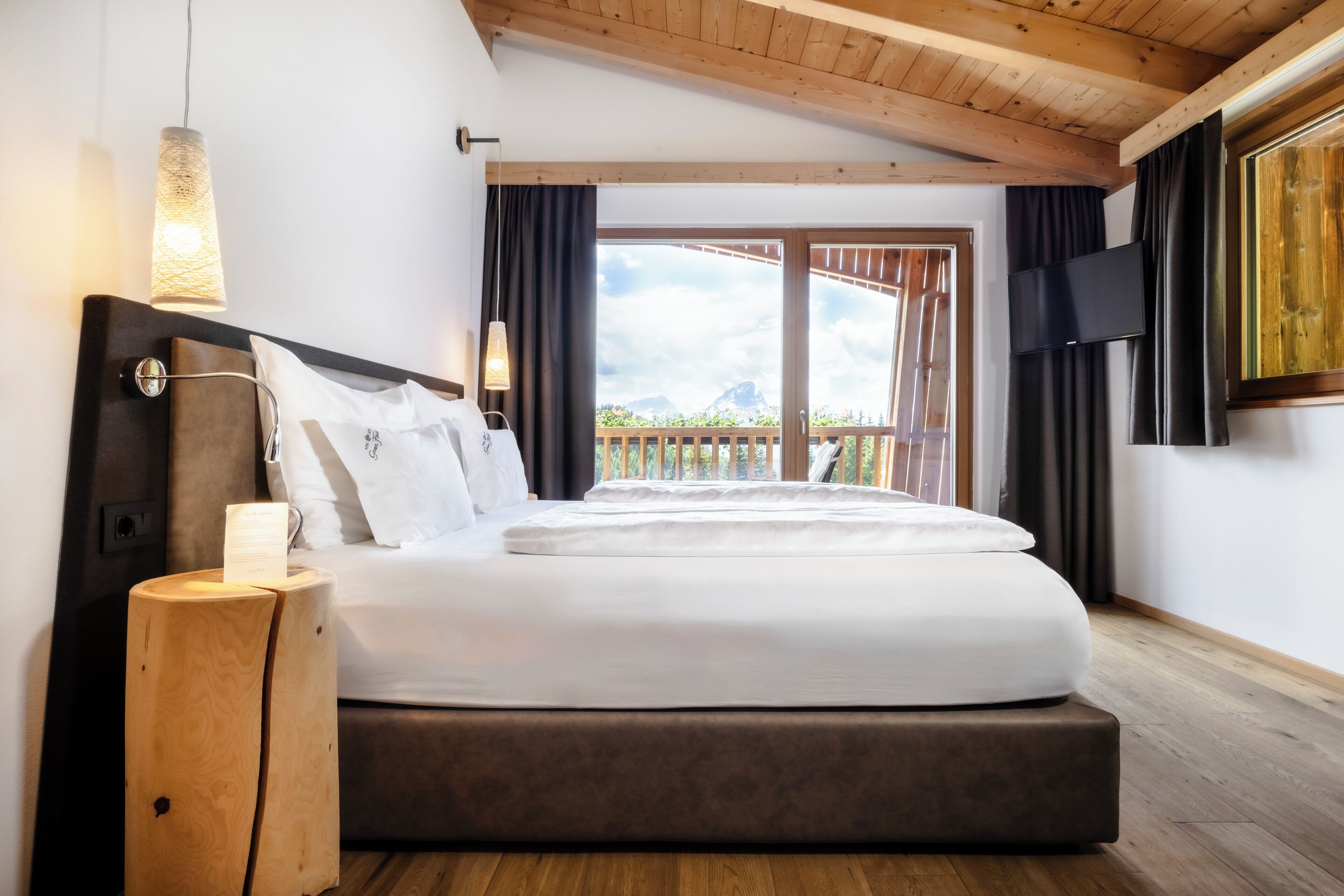 Panoramic Double Room, 1 Bedroom, Balcony, Mountain View | View from room