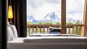 Panoramic Double Room, 1 Bedroom, Balcony, Mountain View | 1 bedroom, premium bedding, Tempur-Pedic beds, in-room safe