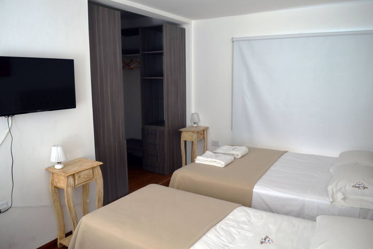 Apartamento familiar, 2 habitaciones | 1 dormitorio, ropa de cama de alta calidad, wifi gratis