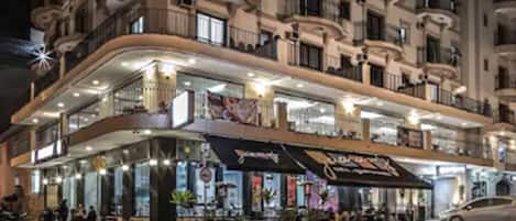 Front of property - evening/night