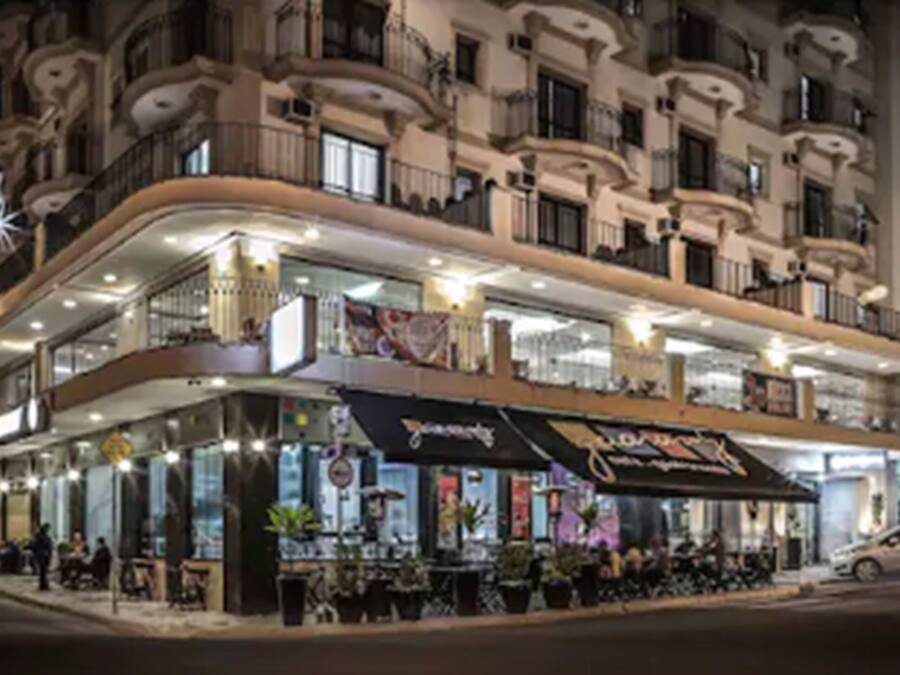 Front of property - evening/night
