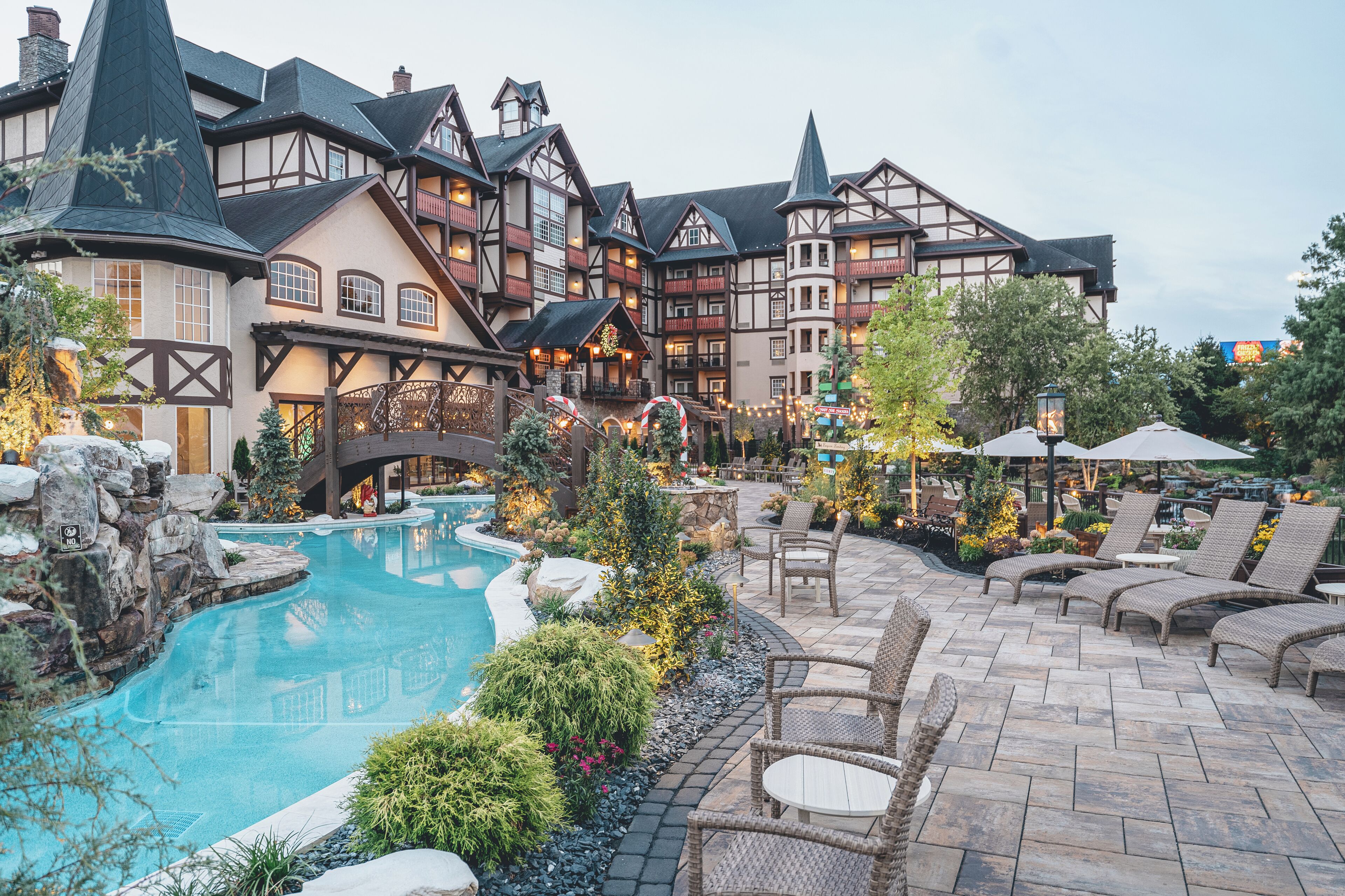 indoor pool, outdoor pool, pool loungers