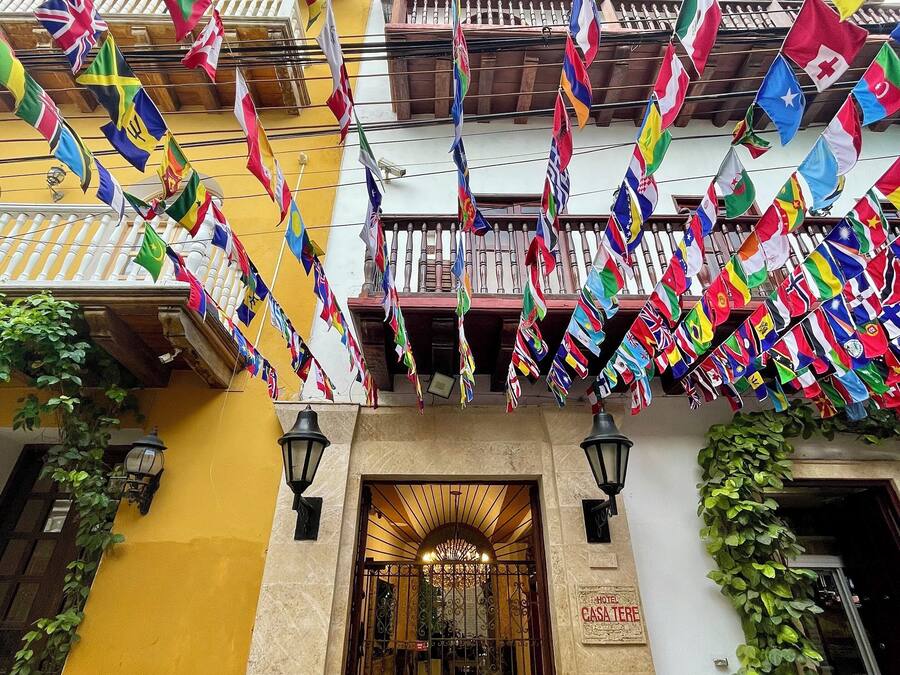 Fachada de la propiedad