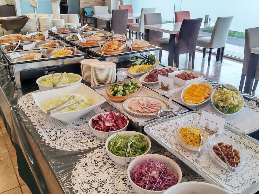 Daily Japanese breakfast (JPY 1800 per person)