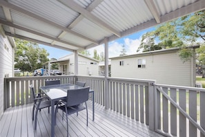 Standard Cabin - Sleeps 6 - Dog Friendly | Terrace/patio - Reflections Eden - Holiday Park (Eden)