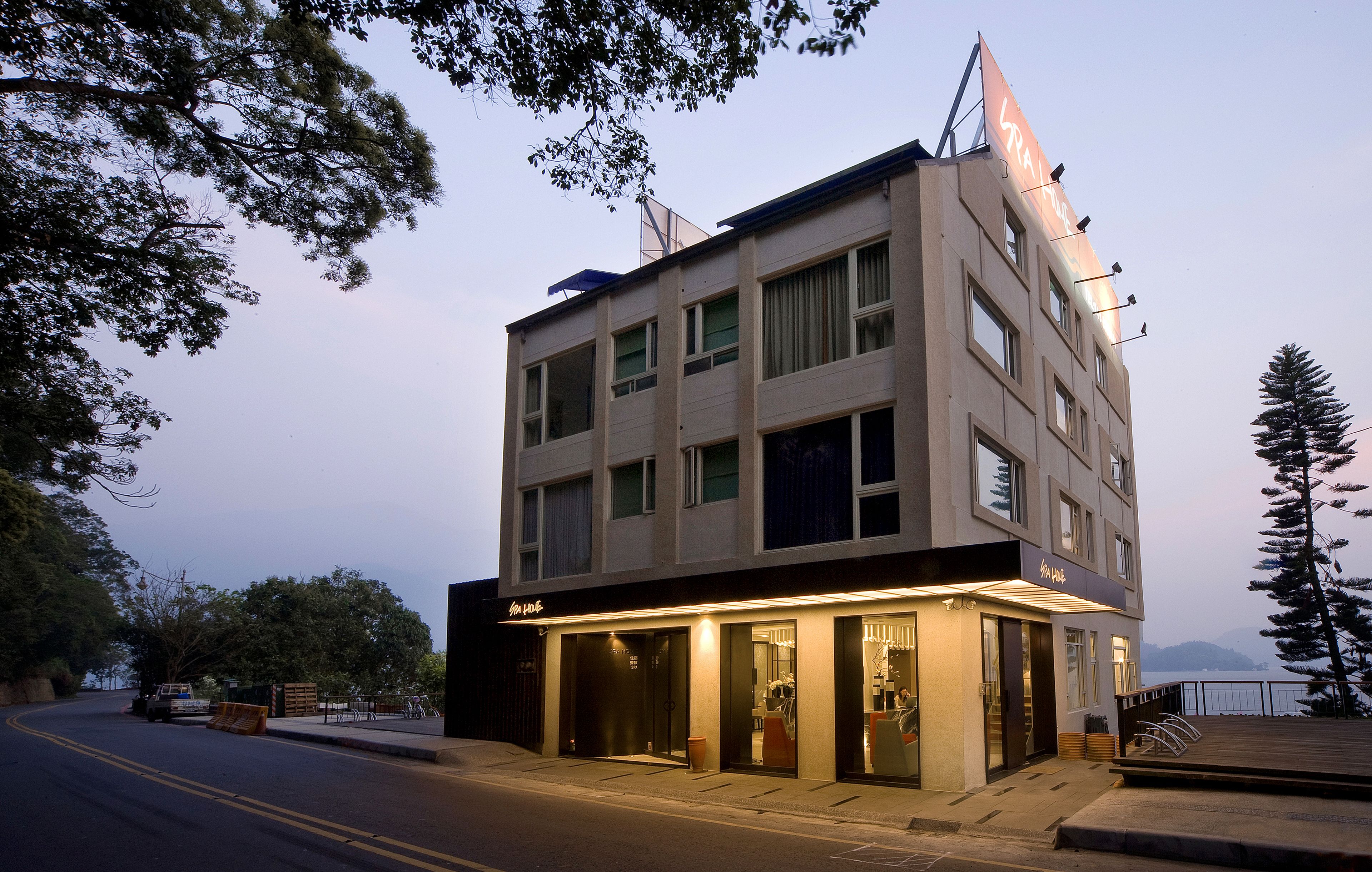 front of property – evening/night