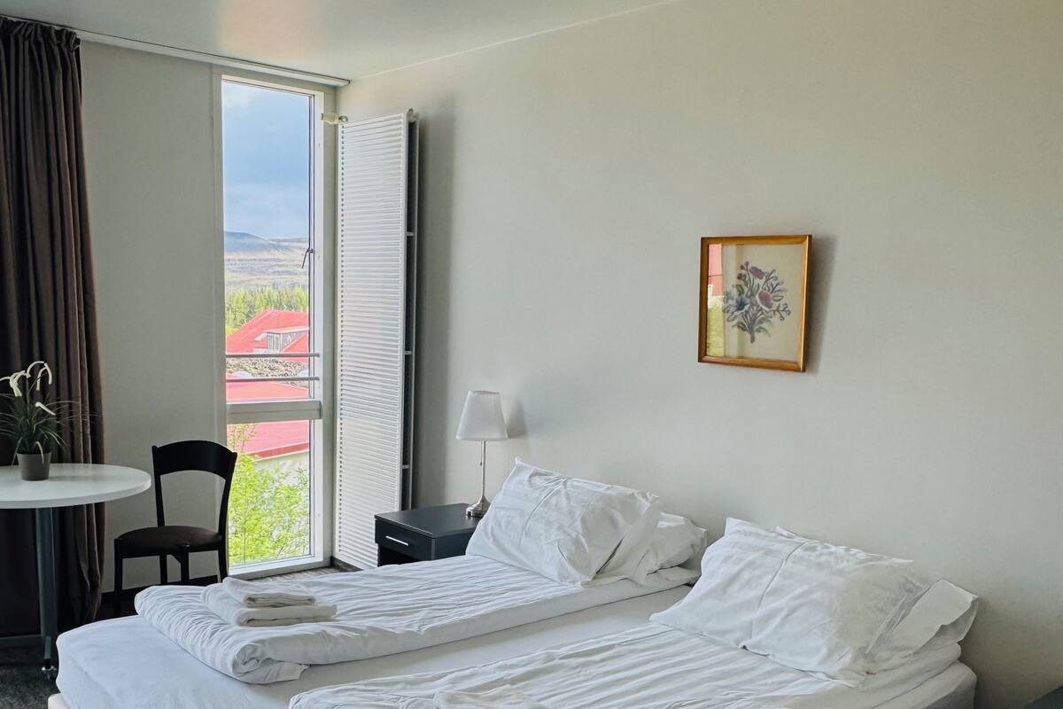 Standard Double Room, Mountain View | Desk, iron/ironing board (on request), free WiFi, bed sheets