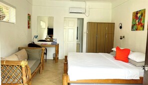 デラックス ルーム | 高級寝具、ミニバーのアイテム (無料)、セーフティボックス (室内)、WiFi (無料)