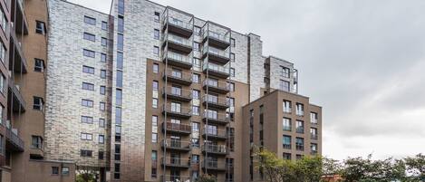 A szálláshely homlokzata