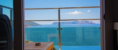 Family Room with Sea View | Living area | LCD TV