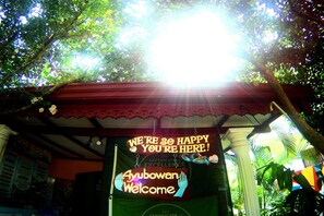 Entrée de l’hébergement 