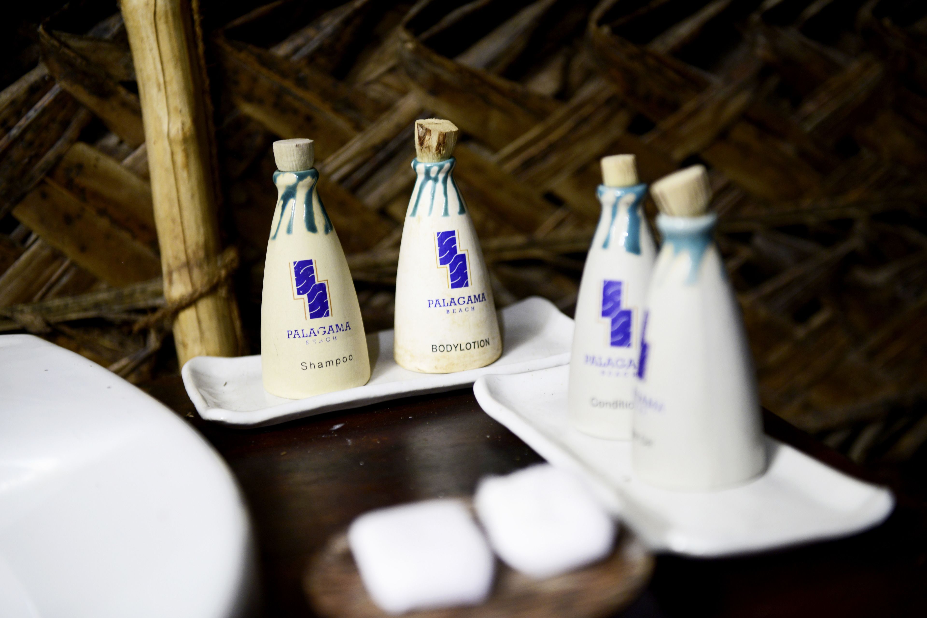 beach cabana room | bathroom | free toiletries, slippers, towels