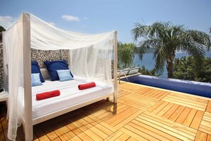 Superior Double Room, Sea View | View from room - Nur Beach Hotel (Kas)