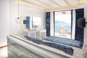 Standard Double Room, Sea View | View from room - Nur Beach Hotel (Kas)