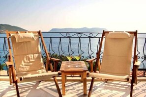 Standard Double Room, Sea View | Balcony view