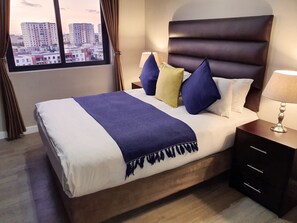 Apartment, 1 Bedroom, Mountain View | 2 bedrooms, desk, blackout drapes, iron/ironing board