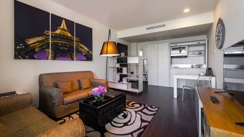 72-inch plasma TV with cable channels, TV