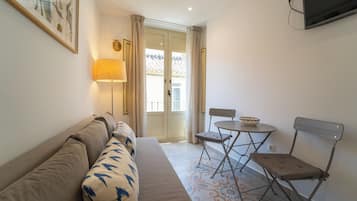 Suite Junior, balcon (I) | Rideaux occultants, Wi-Fi gratuit, draps fournis