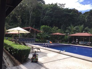 3 outdoor pools, pool umbrellas, sun loungers